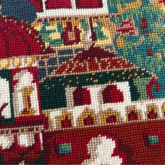 EHRMAN FAIZABAD Needlepoint Completed Finished Tapestry By Annabel Nelliet - Picture 11 of 16
